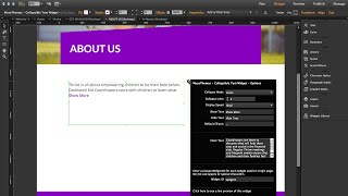 Collapsible Text Boxes in Adobe Muse CC 2014 - Widget by MuseThemes.com