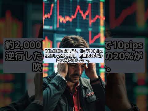 【危険】レバレッジ25倍でFXをやったらこうなった…