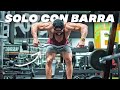 RUTINA DE HOMBROS SOLO CON BARRA (Jueves) gym topz