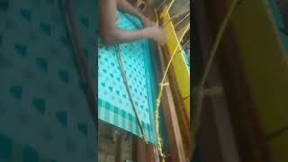 ikat weaving process new design