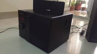 Microlab FC-360/5.1 Bass Test