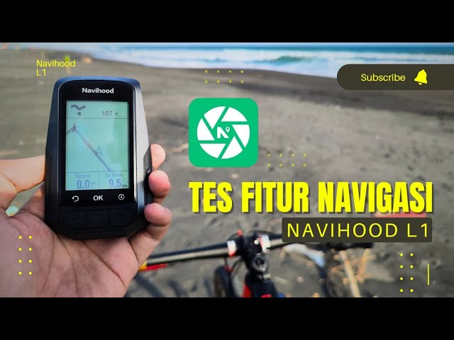 Tes Fitur Navigasi Speedometer Sepeda GPS Navihood L1 class=