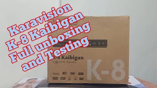 Karavision K8 Kaibigan Full unboxing and Testing