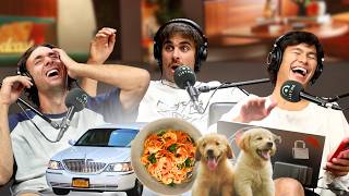 Demanding Prawn Linguine, Puppies & Limos