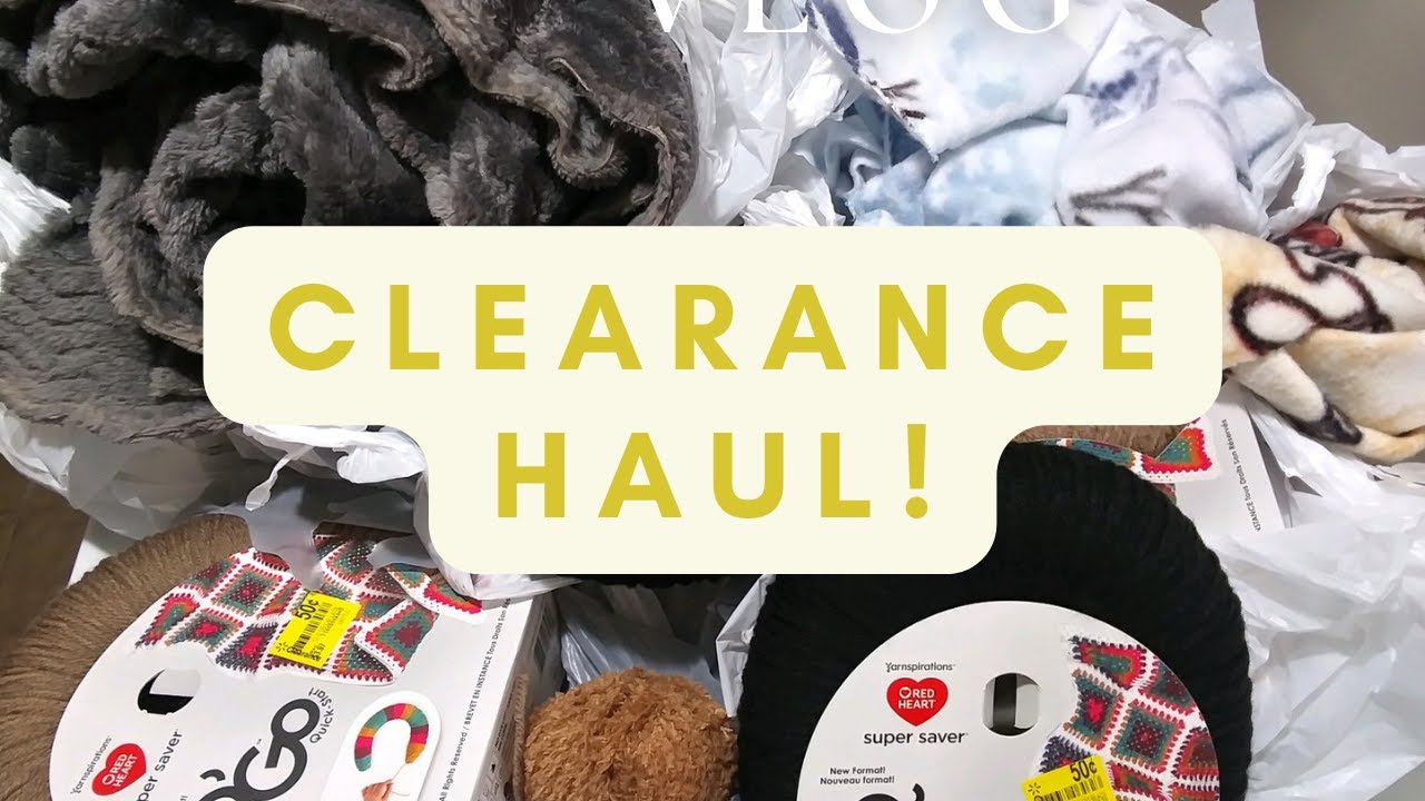Clearance Yarn & Fabric Haul YouTube