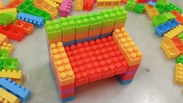 Satisfying DIY Sofa/ASMR Building Blocks/ relaxation#satisfying  #asmr#asmrsounds#buildingblocks