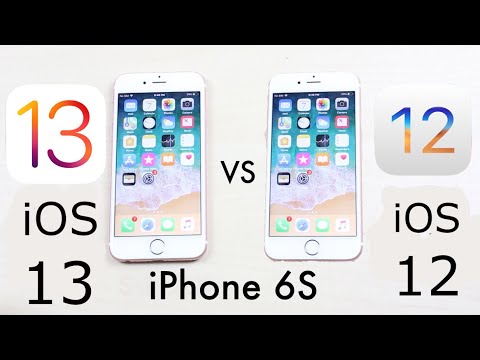 iPHONE 6S: iOS 13 VS iOS 12! (Comparison)