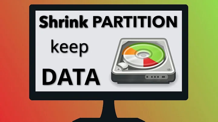 How to shrink a partition without losing data?