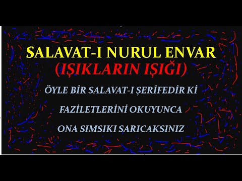 SALAVAT-I NURUL ENVAR  (IŞIKLARIN IŞIĞI) VE YAĞMUR SESİ