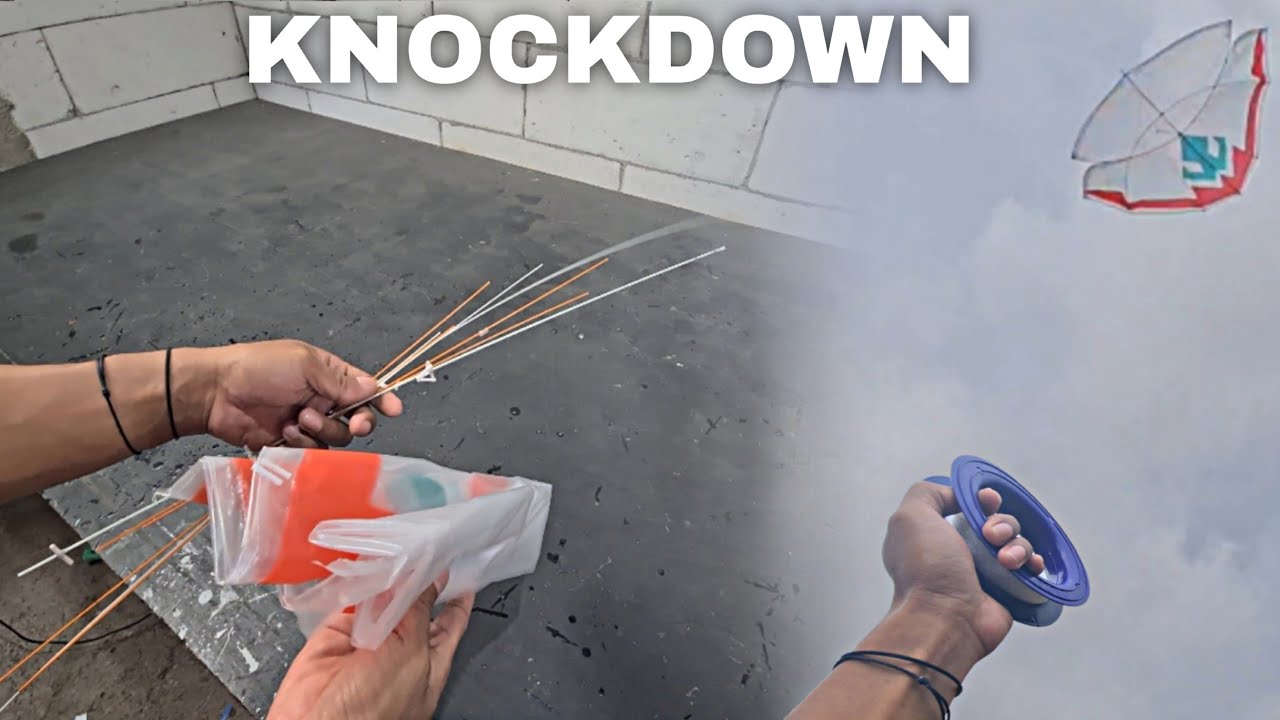 COBA BIKIN LAYANGAN PAPIRAN KNOCKDOWN DARI FIBER BISA DI BONGKAR PASANG!!!