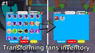 TRANSFORMING FANS INVENTORY