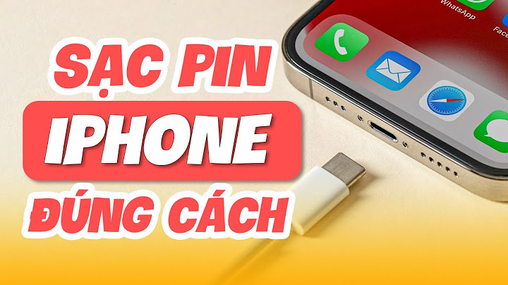 Pin iphone còn bao nhiêu phần trăm thì sạc năm 2024