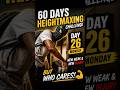 New Weak New Injury but Who Cares! 👊🏻| Day 26| 60 Days Heightmaxing Challenge #heightgrowth #fitness