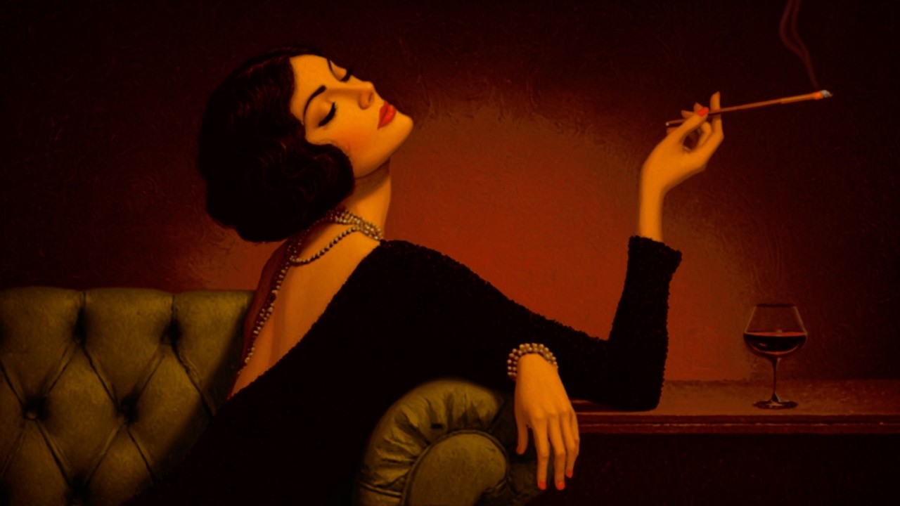 a slow cigarette, one glass. – 1940s Smoky Jazz for Deep Relaxation & Calm