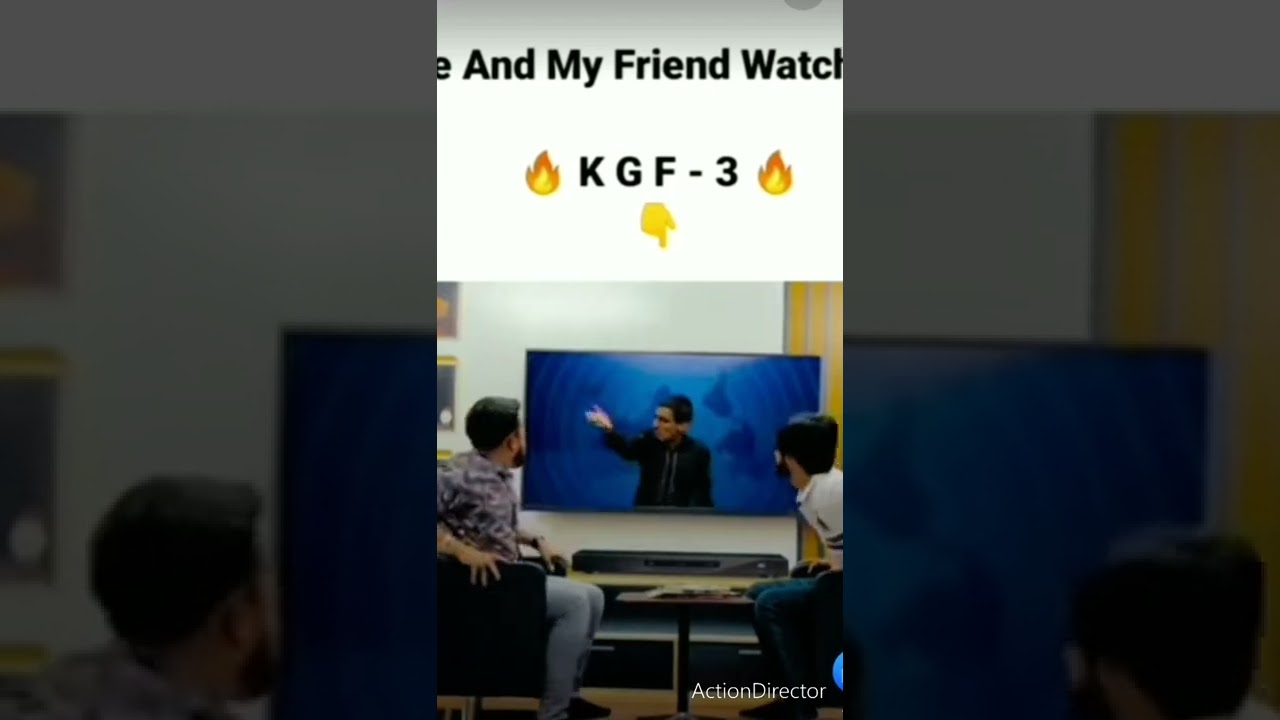 Me and my friends watching  🔥KGF - 3🔥
