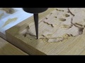 Test of the homemade CNC machine 3D carving