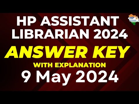 HP Assistant Librarian 2024 