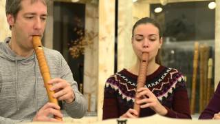 Trio Vesini spielt auf Mollenhauer Kynseker Blockflöten