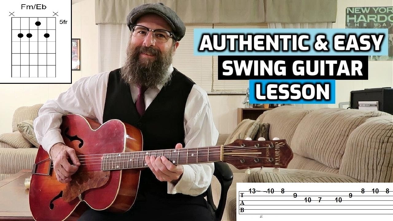 Простая свинговая гитара для начинающих — «Six Appeal» Чарли Кристиана с табулатурами