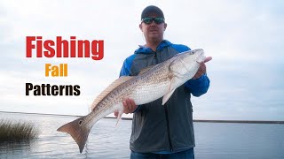 Fall fishing patterns in Shell Beach