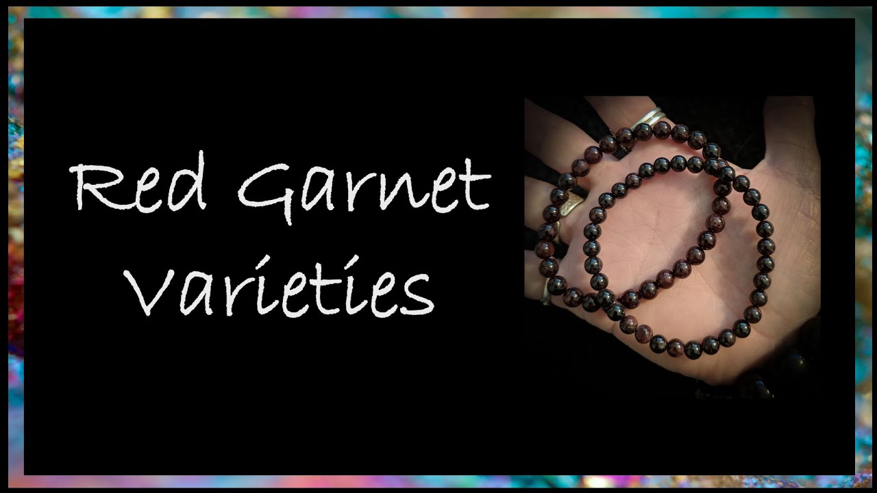 The Innate Energies of Red Garnet Varieties