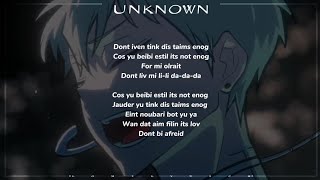 UNKNOWN (TILL THE END) - TIL (ALIEN STAGE) | Easy Lyrics/Letra fácil