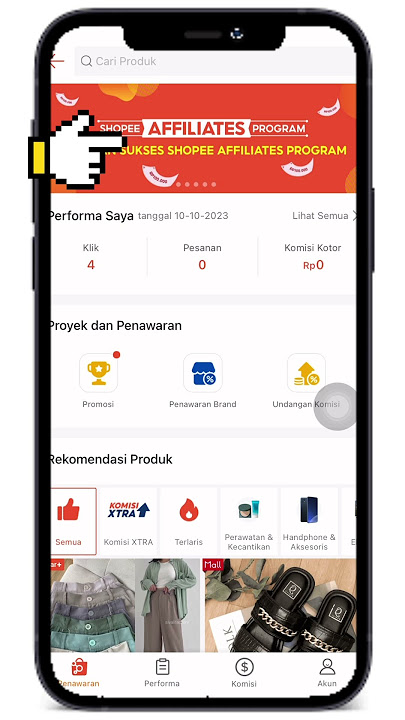 Cara share link produk shopee affiliate