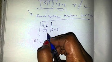 Rank of the matrix 2x2