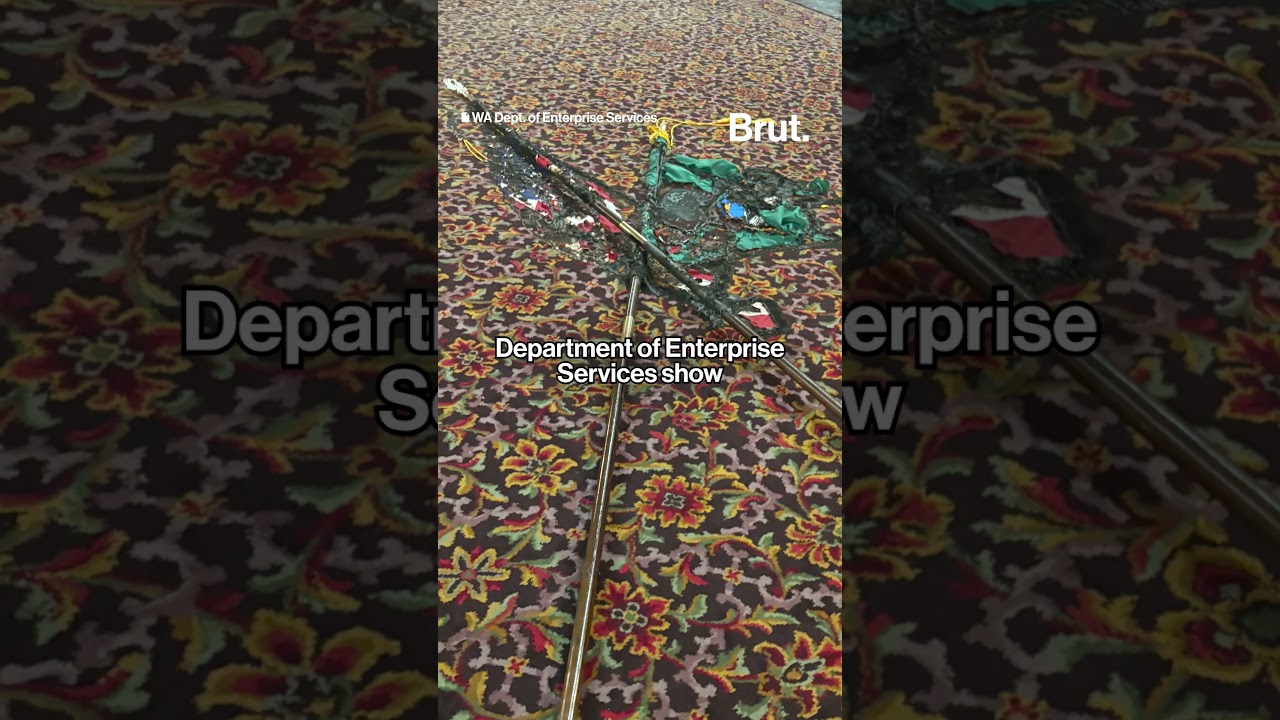 A man vandalized a Capitol building in the state of Washington