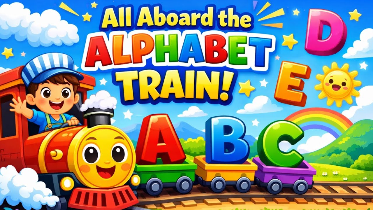 ABC Train Song 🚂 | Alphabet Learning for Toddlers | DishaToons - YouTube