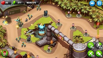 Alien Creeps TD Gameplay Walkthrough Mission 5 NAKBE REFINERY CAMPAIGN 3 Stars HD