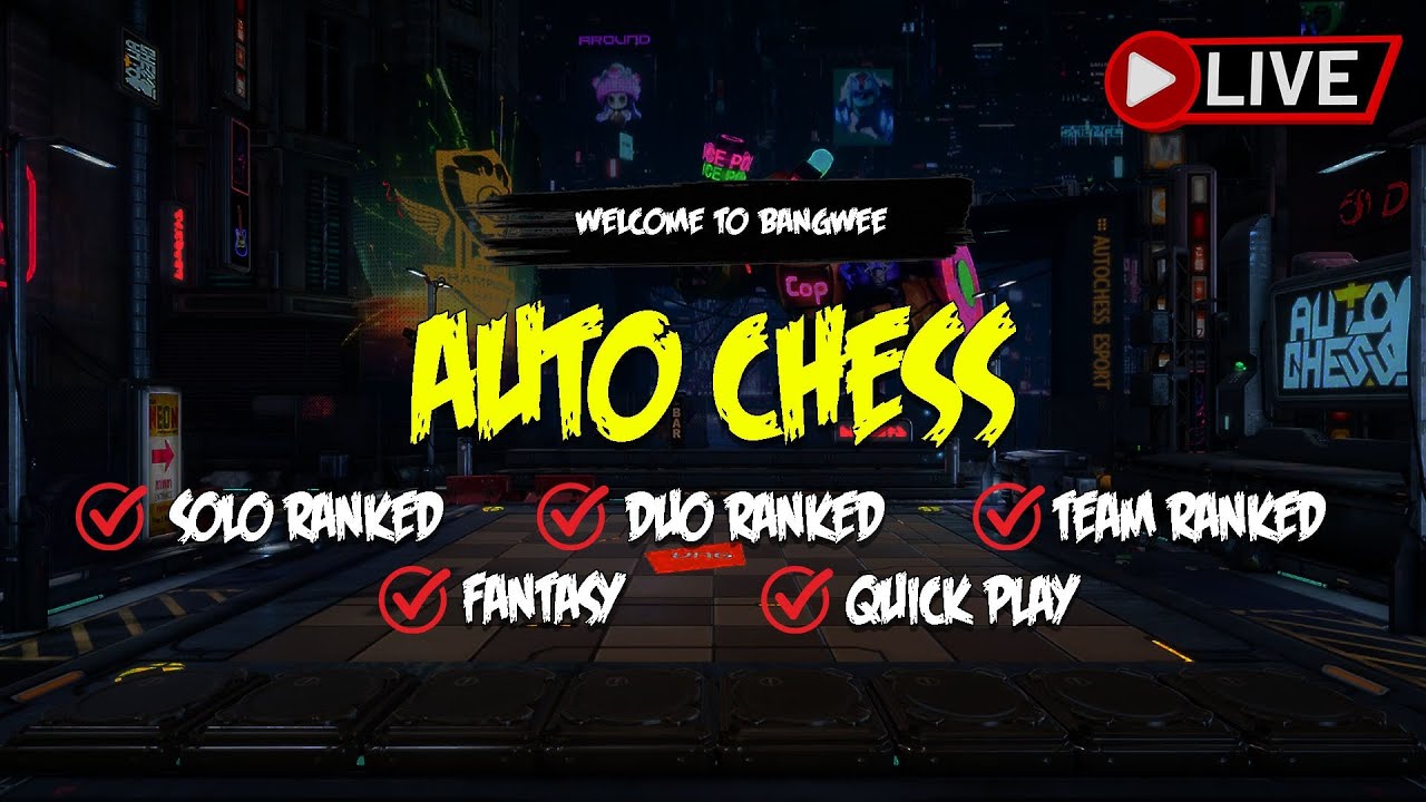 🔴 (EN/INA) Auto Chess Indonesia - Lets Go Party !!!