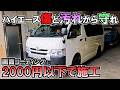 2000円以下でハイエースの画面を守れ!画面液体コーティング!
