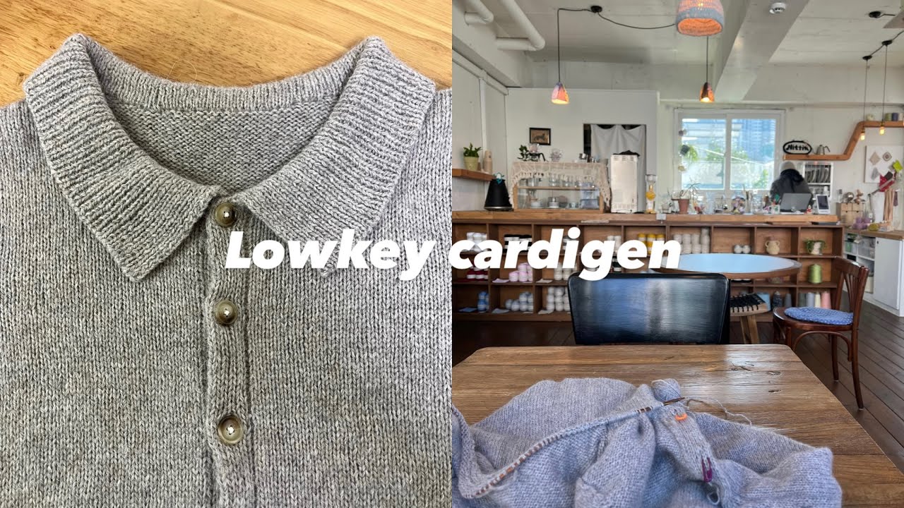 🗝️ 프빌로 뜨는 로우키가디건 | lowkey cardigen