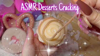 ASMR Desserts Cracking | 4k ASMR for sleeping | Squishy vs Taba vs Wax vs Nail Polish vs Air Dry 