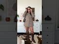 ootd for Sunday with the girls in nyc #fallfashion #matching sets #plaid #widecalfboots