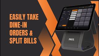 How to Take Dine-In Orders Easily with PAYS POS | Split Bills & Guest Payments Made Simple
