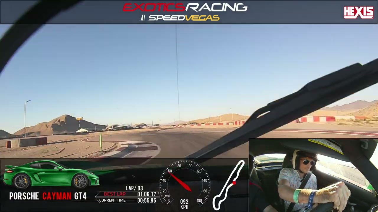Speed Vegas - Exotics Racing - Porsche Cayman 718 GT4 - Kevin Swahn