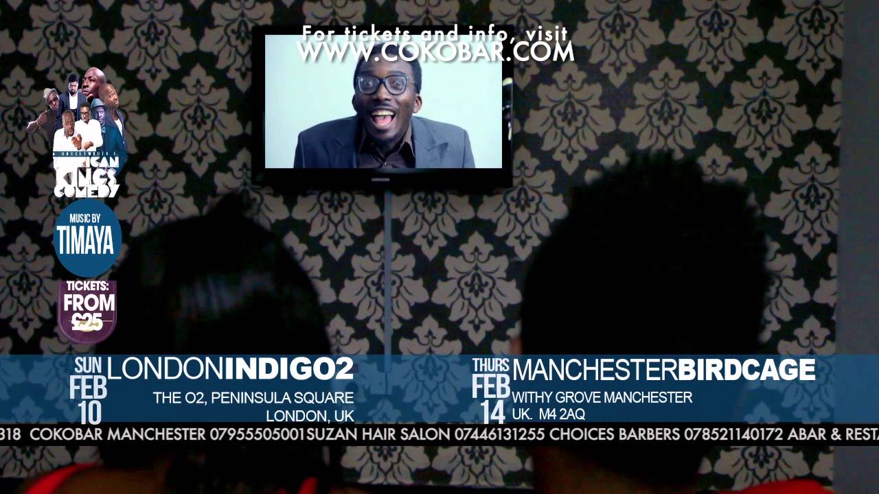 Download BASKETMOUTH & BOVI - MAN OF GOD - African Kings of Comedy - Valentine 2013 Tkts: www.cokobar.com