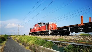 DD51 1179  + チキ6両と115系 A編成。