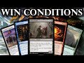 Win conditions and their impact on commander  analyzing how players win games
