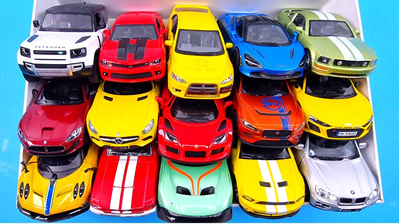 Only large scale Model Cars From the Box SUVs, Sports Cars, Sedans and