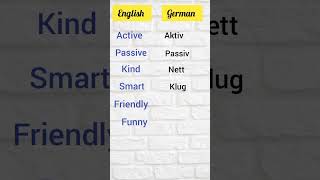 Learn German vocabulary #german #vocabulary #ytshorts @learnlanguage. screenshot 2