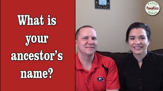 How to PROPERLY Record Ancestor Names In Your Family Tree | Genealogy