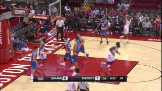 Shanghai Sharks vs Houston Rockets | Harden Alley-Oop