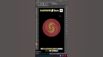 OP ART TRICK  In Adobe Illustrator #Shorts #Illustrator | #tips #tricks #ytshorts #youtubeshorts