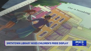 Long Island town removes gay pride displays from libraries