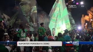 NET. JATIM - RIBUAN BONEK TURUN JALAN AKIBAT PSSI TAK AKUI PERSEBAYA