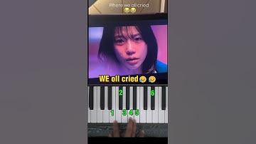 How to Play Squid Game 3 Sad Moment  we all cried😭 Easy Piano Tutorial #shorts  #squidgame3  #piano