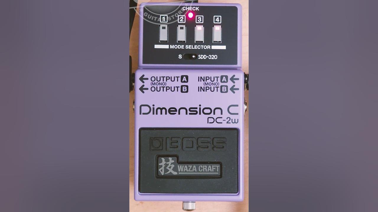 Quick Pedal Demo BOSS Dimension C WazaCraft YouTube
